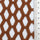 Brown Airy Zigzag Mesh Poly Knit Fabric - FAB1849