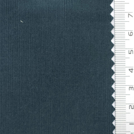 21 Wale Solid Corduroy Cotton Woven Fabric - FAB1747 - 1.Dark teal green-2.Sage green-3.Light blue gray-4.Forest green-5.Olive brown-6.Taupe-7.Dark green gray-8.Light gray/white-9.Off white-10.Pale pink-beige 