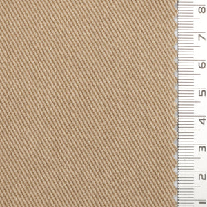 7s Solid Twill Washing Cotton Woven Fabric - FAB1756 - Darker Tan