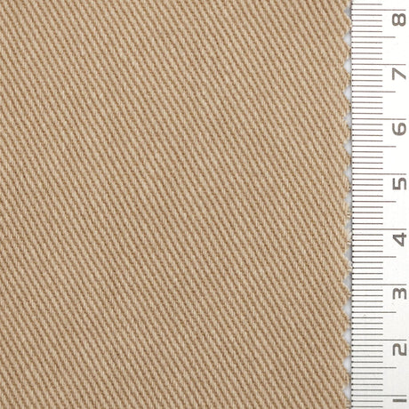 7s Solid Twill Washing Cotton Woven Fabric - FAB1756 - 1.Light Pink-2.Light Blue-3.Cream-4.White-5.Beige-6.Tan-7.Darker Tan-8.Military Green-9.Salmon Pink-10.Brown 