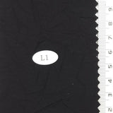 Solid Wrinkle Recycled Cotton Nylon Woven Fabric - FAB1704 - Black