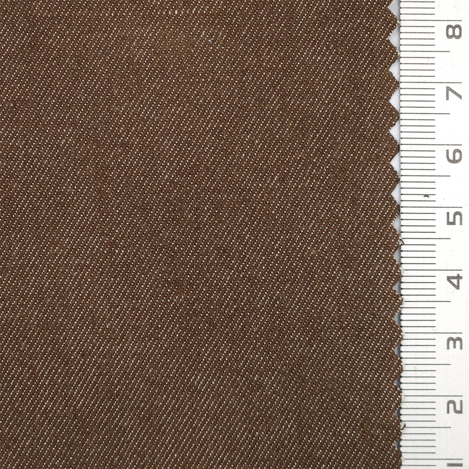 20s Solid Twill Polyester Cotton Woven Fabric - FAB 1754 - 7.Brown