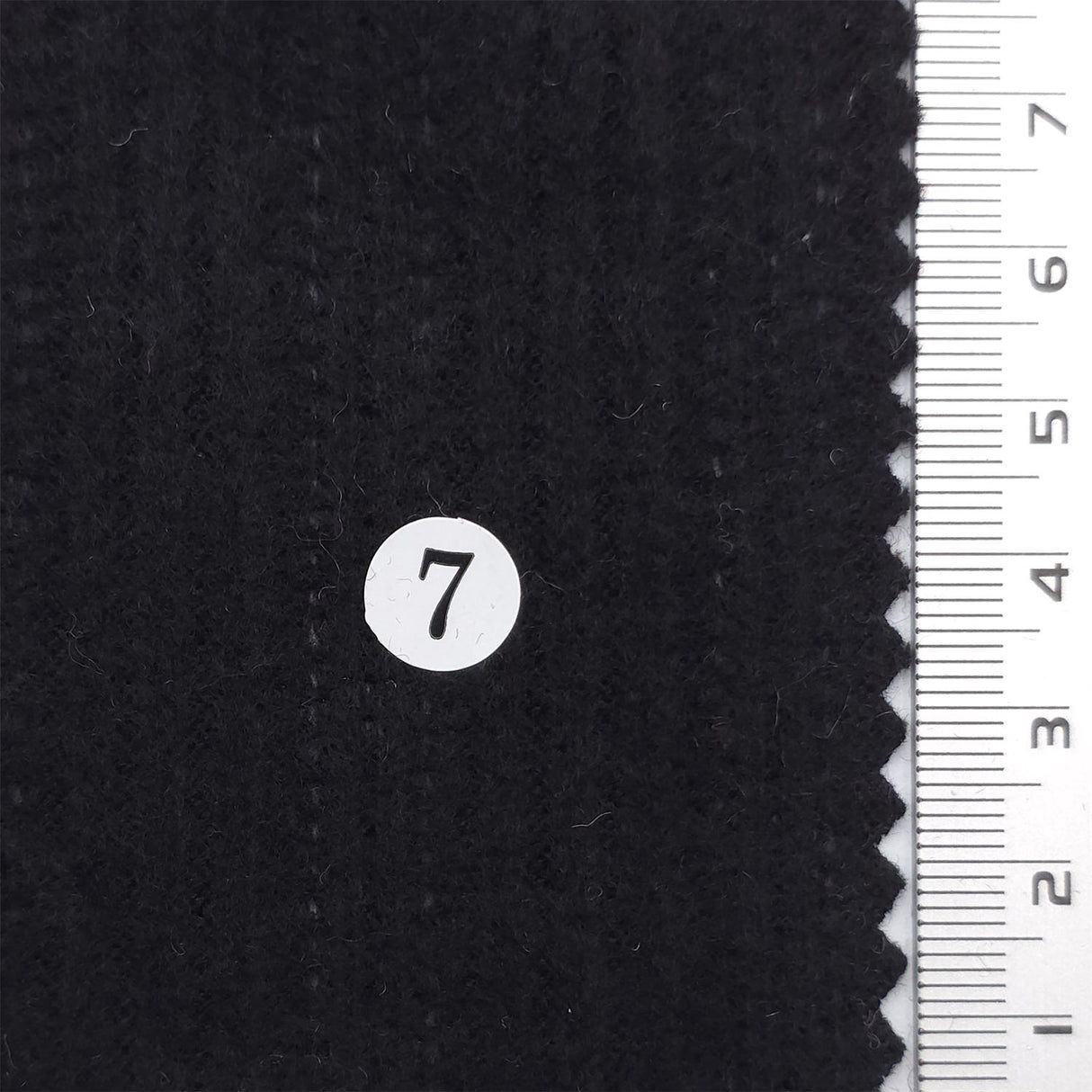 Black - Brushed Rib Poly Rayon Knit Fabric - FAB1856