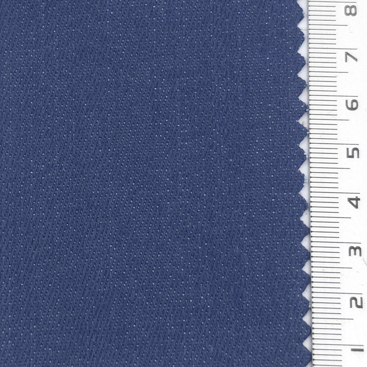 Royal Blue - 17 Count Slub Twill Cotton Poly Woven Fabric - FAB1885