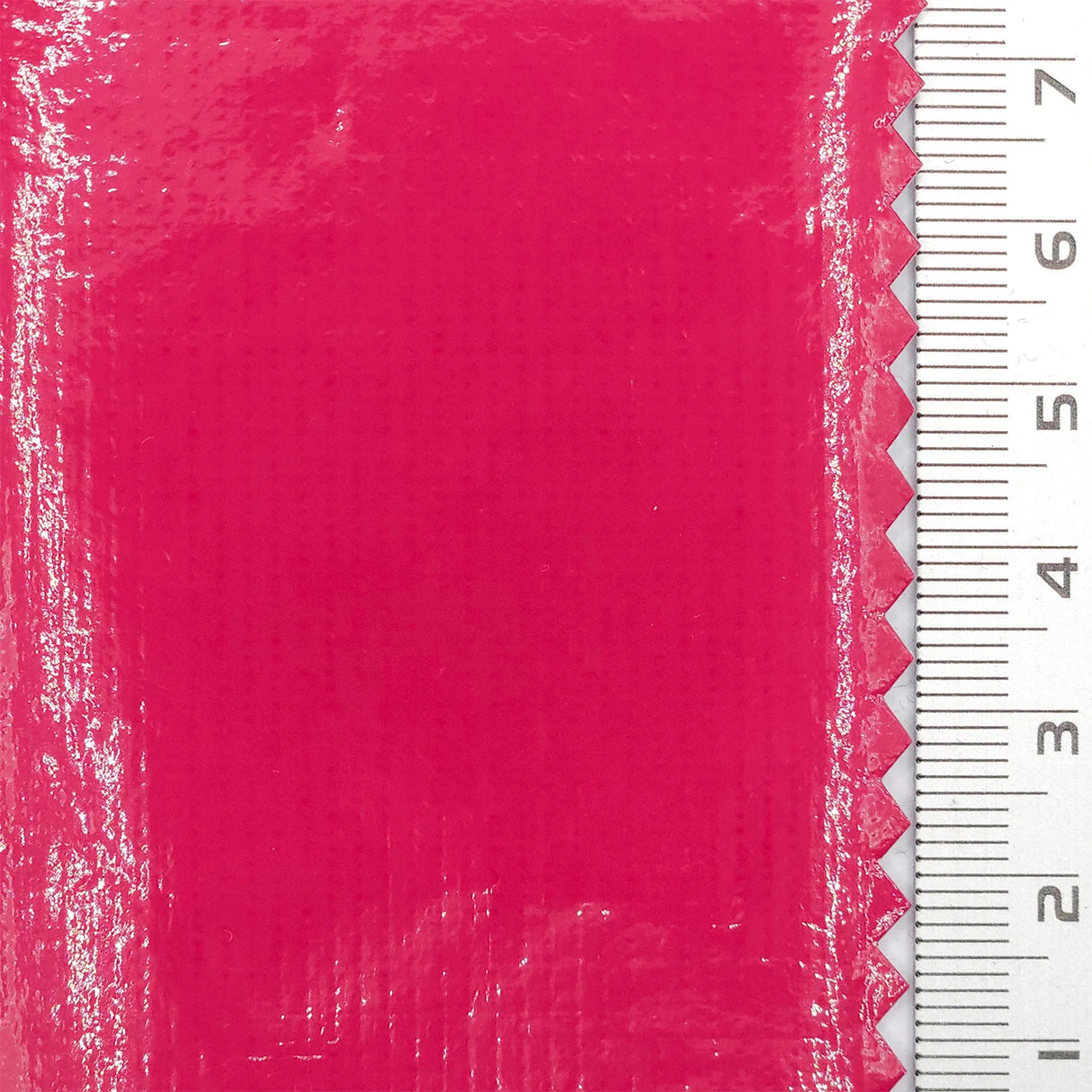 Enamel Solid Shiny Polyurethane Polyester Woven Fabric - FAB1765 - Pink