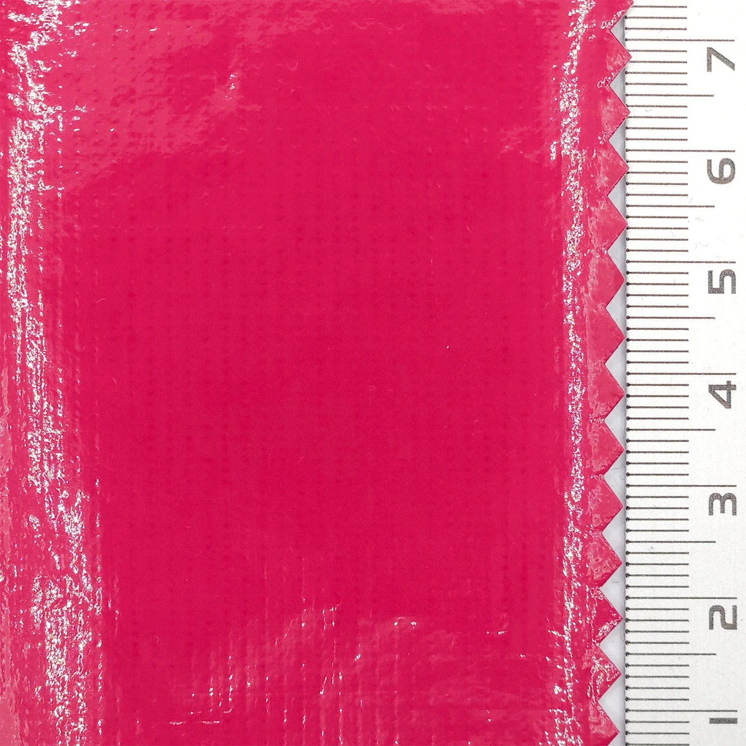 Enamel Solid Shiny Polyurethane Polyester Woven Fabric - FAB 1765 - 7.Pink