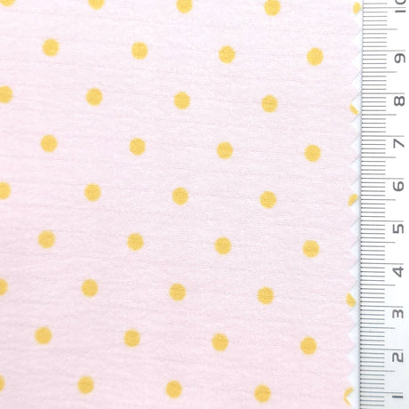 Polka Dot Polyester Woven Fabric - FAB1972 - Pink