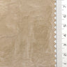 Taupe Coated Crush PU Nylon Woven Fabric - FAB1832