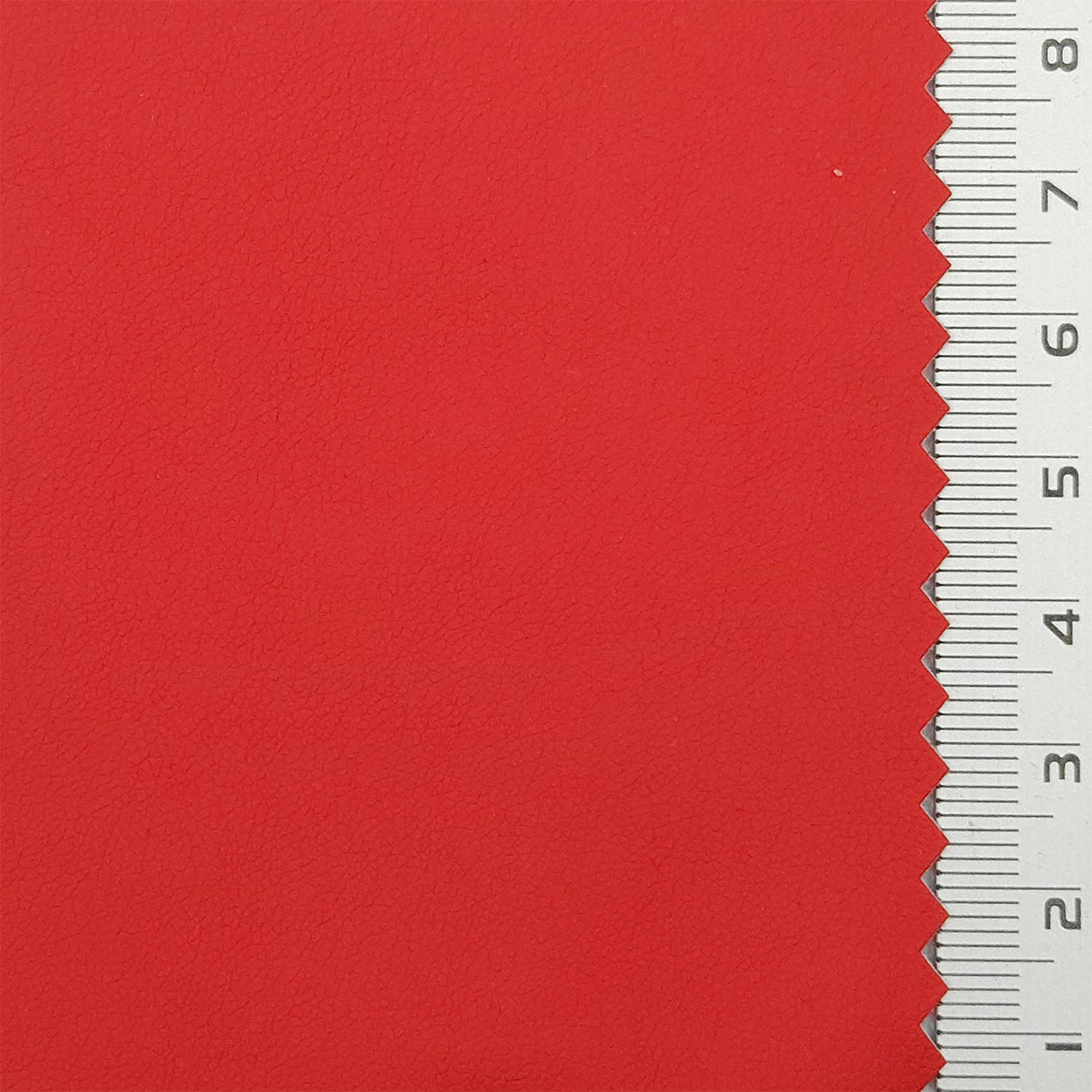 Soft Solid Leather Polyurethane Rayon Knit Fabric - FAB1806 - Bright red