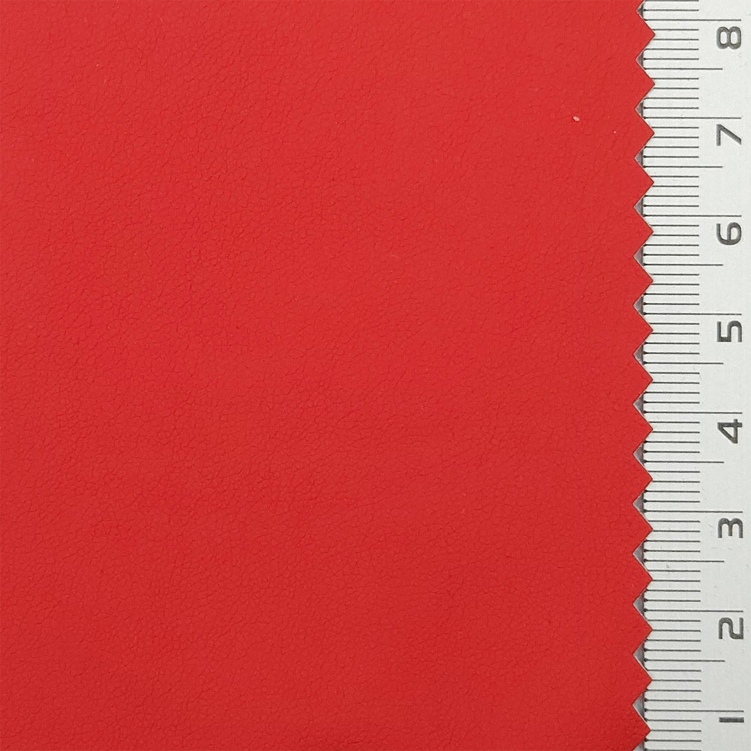 Soft Solid Leather Polyurethane Rayon Knit Fabric - FAB 1806 - 7.Bright red