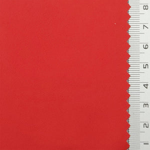 Soft Solid Leather Polyurethane Rayon Knit Fabric - FAB1806 - Bright red