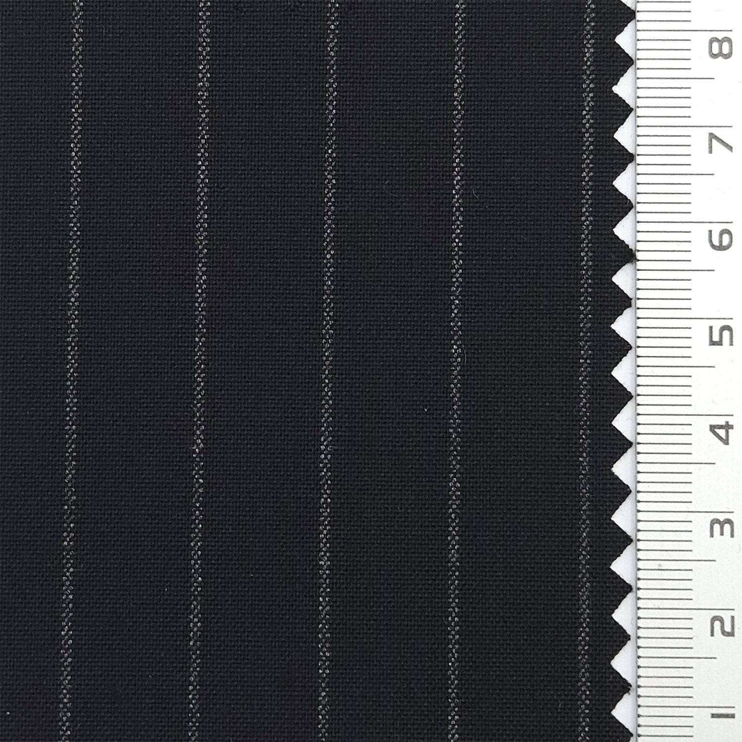 1.Tan-2.Light Gray-3.Dark Gray-4.Charcoal-5.Navy Blue - Chalk Stripe Plain Polyester Spandex Rayon Woven Fabric - FAB 1781