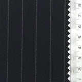 Chalk Stripe Plain Polyester Spandex Rayon Woven Fabric - FAB1781 - 1.Tan-2.Light Gray-3.Dark Gray-4.Charcoal-5.Navy Blue-6.Dark Navy-7.Black 