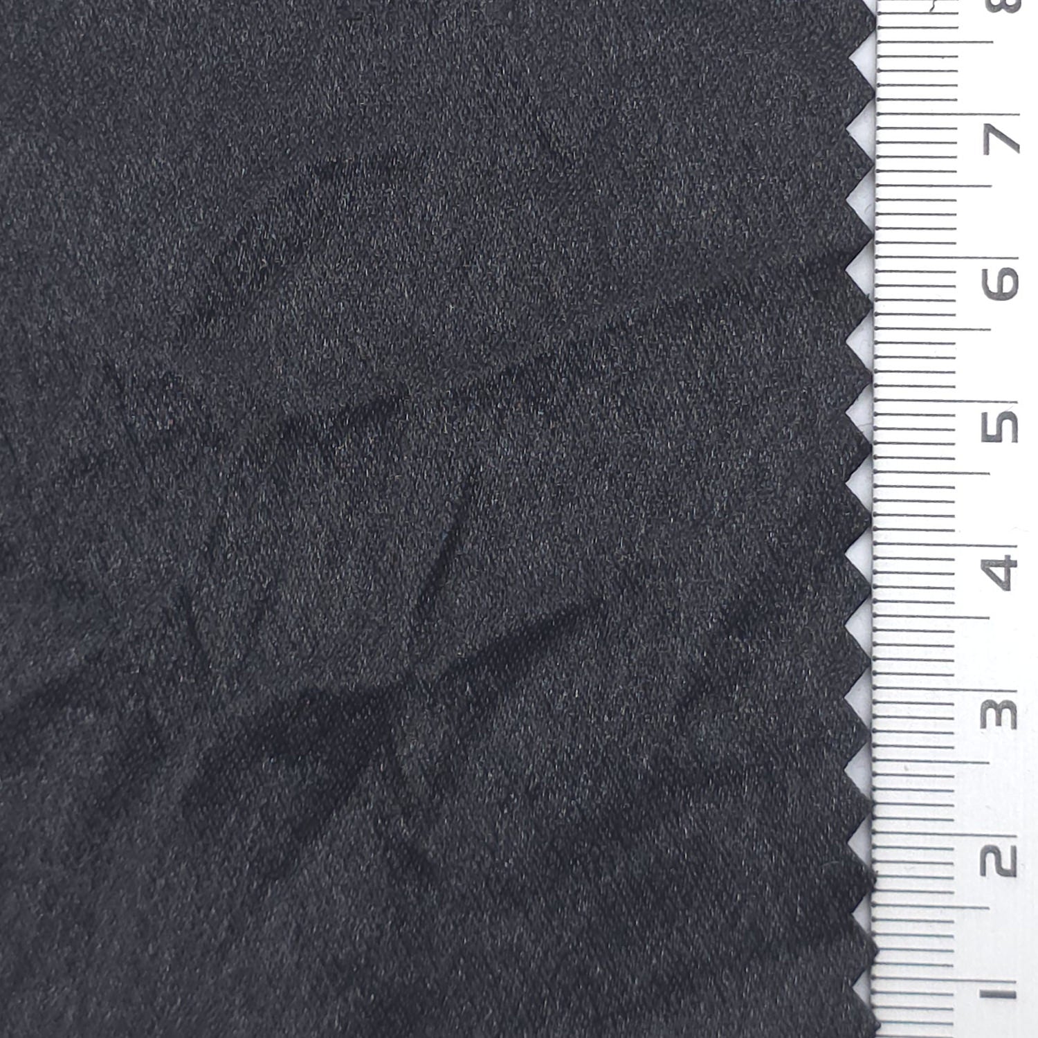 Crinkled Polyester Woven Fabric - FAB1970 - Black