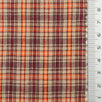 Multi Color Check YarnDyed Polyester Cotton Woven Fabric - FAB1788 - 1.Red-2.Green-3.Red-4.Purple-5.Grey-6.Purple-7.Orange 