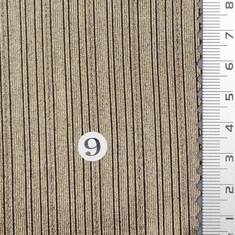 Solid Foil Irregular Slinky Polyester Spandex Knit Fabric - FAB1697 - 1.White/Silver (2)-2.White/Gold (1)-3.Grey/Silver (3)-4.Grey/Gold (4)-5.Beige/Silver (6)-6.Beige/Gold (7)-7.Royal/Silver (8)-8.Brown/Gold (9)-9.Teal/Silver (10)-10.Brown/Silver (11) 