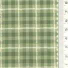 1: Dark Charcoal-2: Peach-3: Mustard Yellow-4: Golden Brown-5: Tan - Textured Lightweight Embroidered Plaid Poly Cotton Shirting Woven Fabric - FAB 1935
