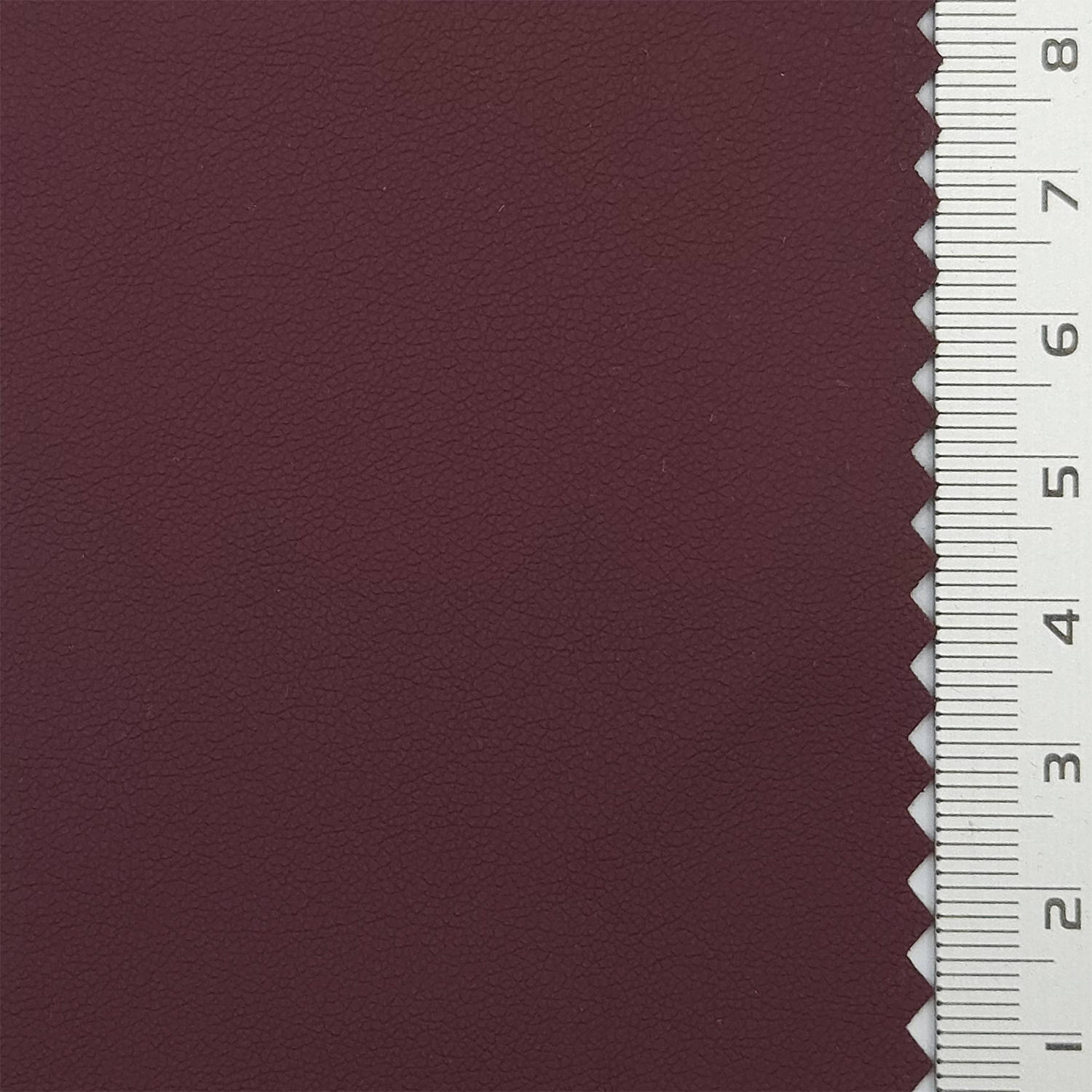 Soft Solid Leather Polyurethane Rayon Knit Fabric - FAB 1806 - 8.Burgundy
