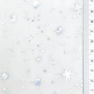 Star Foil Poly Knit Fabric - FAB1949 - Ivory