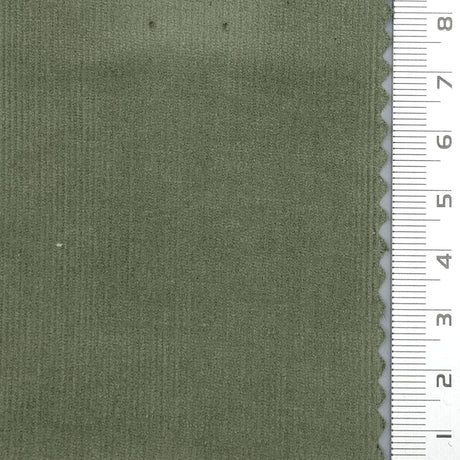 28Wale Solid Corduroy Cotton Spandex Woven Fabric - FAB1666 - 1.Soft Amber-2.Schooner-3.Sandrift-4.Barley Corn-5.Oyster Pink-6.Puce-7.Nebula-8.Lunar Green-9.Aztec-10.Apache 
