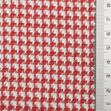 Houndstooth YarnDyed Polyester Spandex Woven Fabric - FAB1686