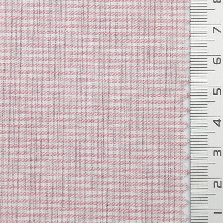 Subtle Grid Check Plain Cotton Woven Fabric - FAB1795 - 1.Light Beige-2.Taupe-3.Medium Gray-4.Charcoal Gray-5.Light Gray-6.White-7.Light Blue-8.Light Pink-9.Gray-10.Medium Gray 