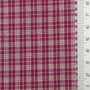 Check YarnDyed Cotton Woven Fabric - FAB1799 - Burgundy Plaid