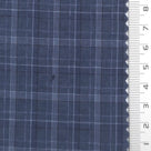 Tattersall Check Polyester Cotton Woven Fabric - FAB1969 - Navy