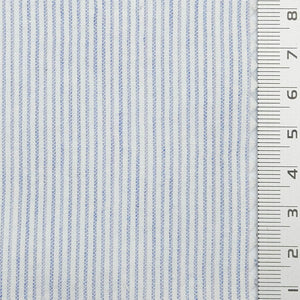 Pin Stripe Plain Cotton Woven Fabric - FAB1796 - Light Blue