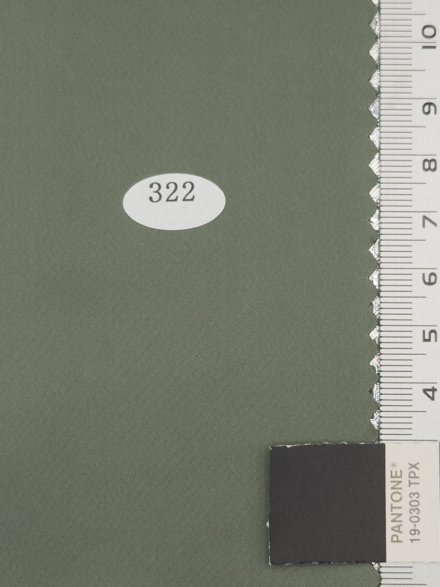 Solid Recycled Satin Spandex Polyester Woven Fabric - FAB 1711 - 8.Flint