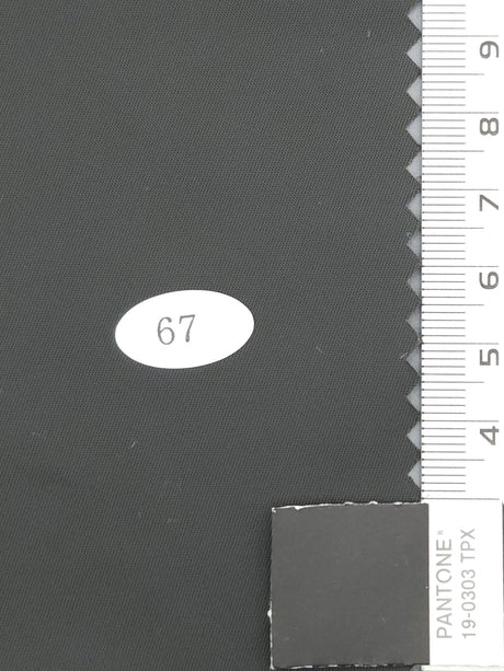 Solid Recycled Nylon Woven Fabric - FAB1681 - 1.Dusty Grey-2.Star Dust-3.Cotton Seed-4.Lemon Grass-5.Olive Haze-6.Camouflage Green-7.Smokey Grey-8.Carbon Grey-9.White-10.Eggshell 