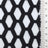 Black Airy Zigzag Mesh Poly Knit Fabric - FAB1849