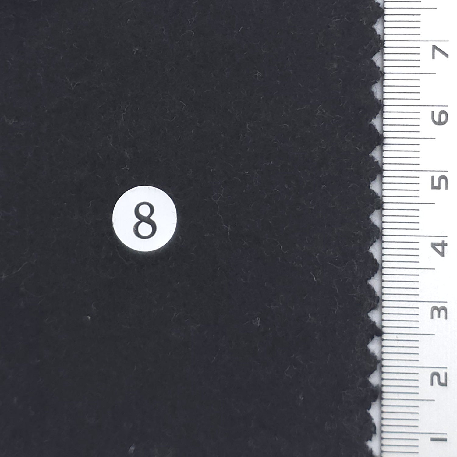 Solid Acrylic Cotton Knit Fabric - FAB1973 - Black