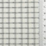 Distinct Check YarnDyed Cotton Polyester Woven Fabric - FAB1797 - Light Gray-Green Plaid