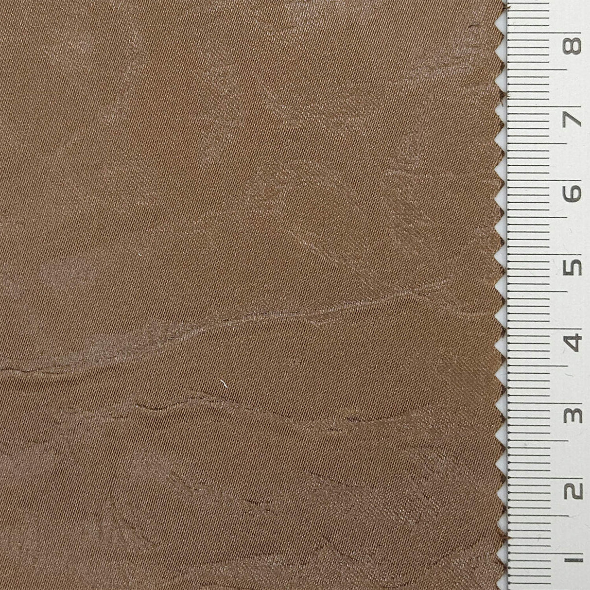 Solid Crease Satin Polyester Woven Fabric - FAB1791 - Camel brown