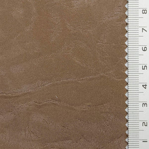 Solid Crease Satin Polyester Woven Fabric - FAB1791 - Camel brown