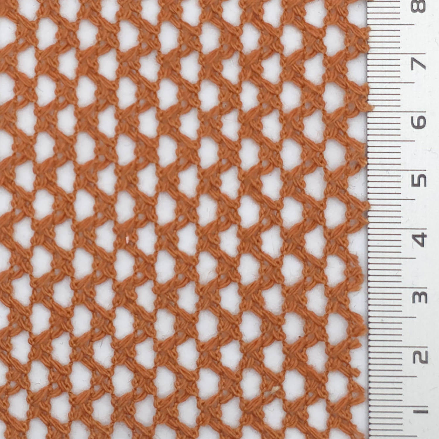 1.Tan-2.Beige-3.Light Beige-4.White-5.Ivory - Mesh Poly Cotton Knit Fabric - FAB 1850