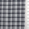 Black Washing Check Cotton Poly Woven Fabric - FAB1831