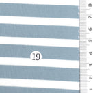 1: Light Blue-2: Pink Beige-3: Navy Blue-4: Dusty Rose-5: Dark Brown - Stable Medium Weight Striped Poly Cotton Span Ponte Knit Fabric - FAB 1922