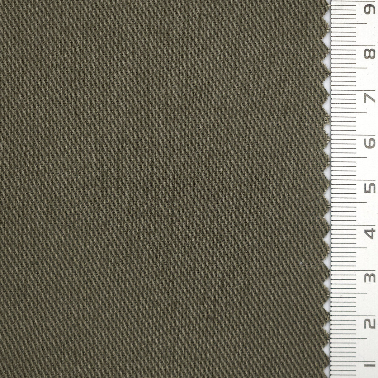 10s Solid Twill Cotton Woven Fabric - FAB1757 - Olive Green