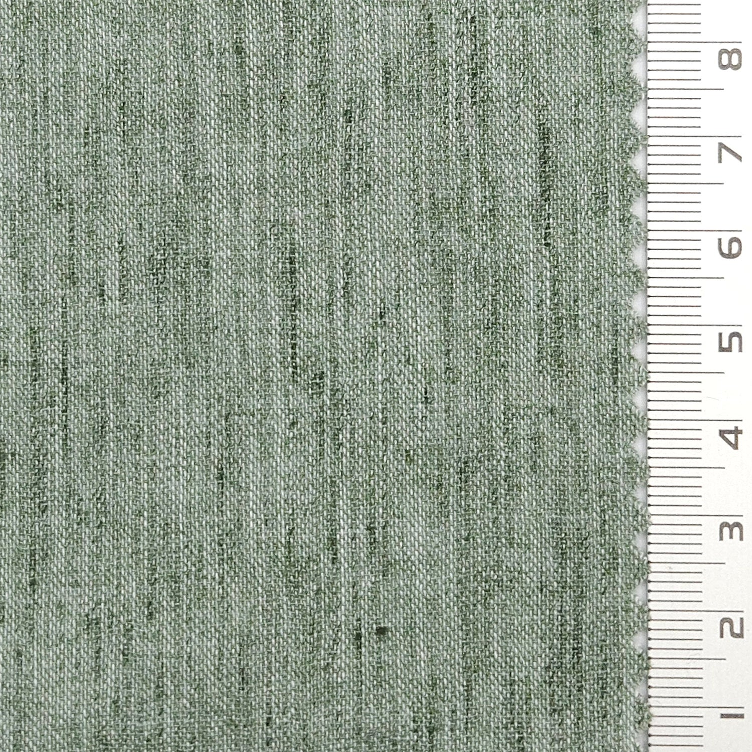 Solid Crinkled Plain Cotton Polyester Linen Woven Fabric - FAB 1772 - 8.Sage green