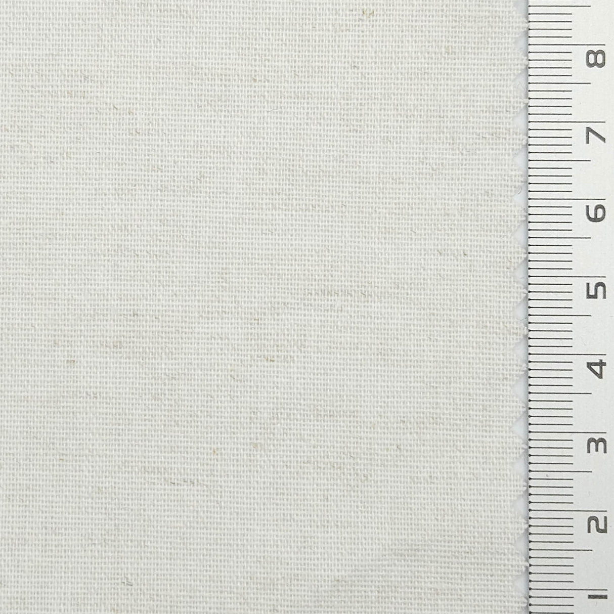 Solid Oxford Cotton Linen Polyester Woven Fabric - FAB1790 - White