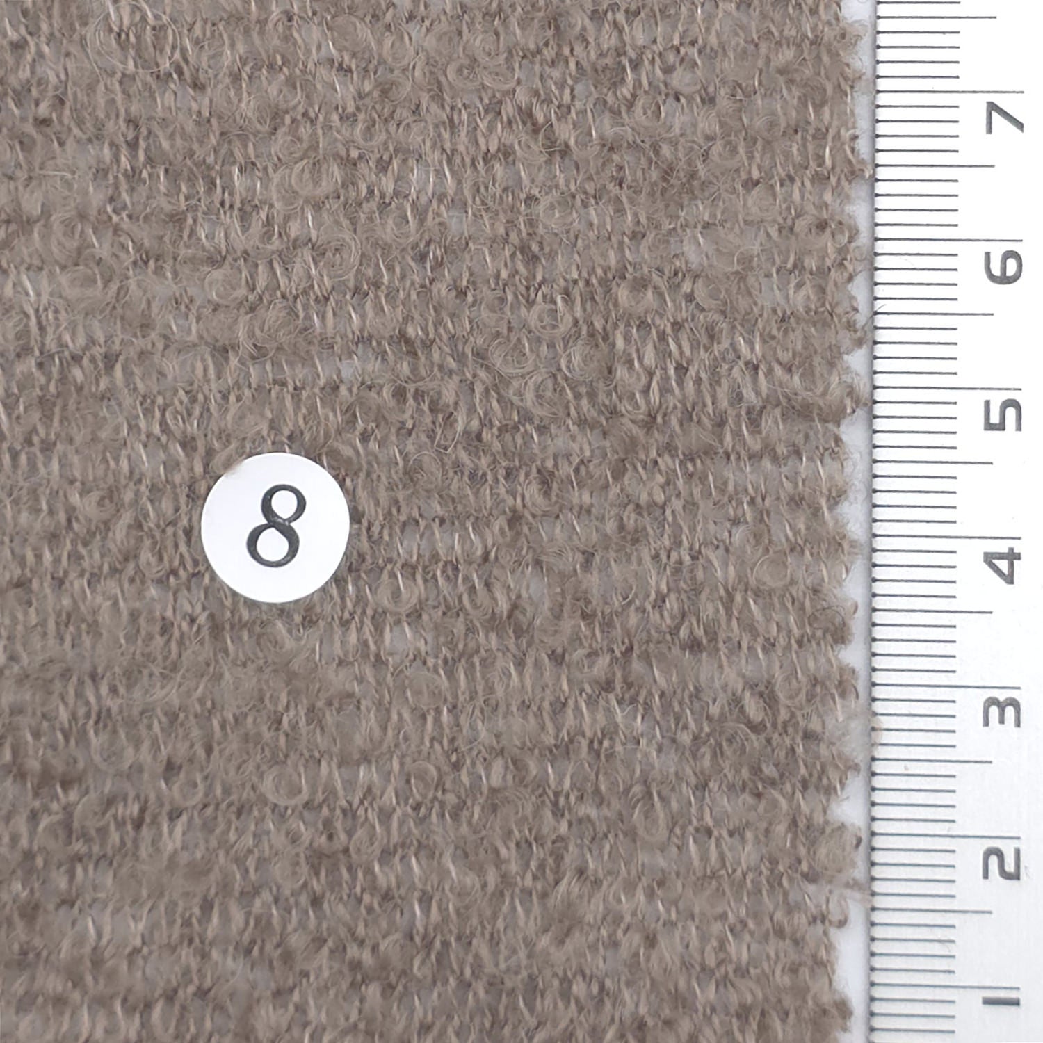 Boucle Acrylic Nylon Wool Knit Fabric - FAB1974 - Taupe