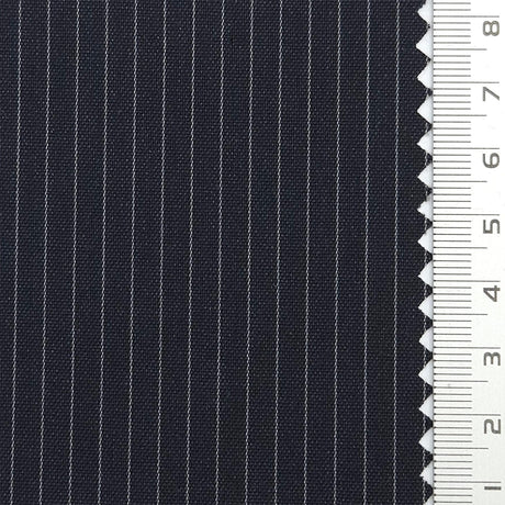 Pin Stripe Plain Polyester Spandex Rayon Woven Fabric - FAB1783 - 1.Light beige-2.Taupe-3.Light gray-4.Charcoal gray-5.Dark Charcoal-6.Navy blue-7.Dark brown-8.Dark Navy-9.Black 