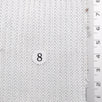 White - Rib Knit Poly Fabric - FAB1855