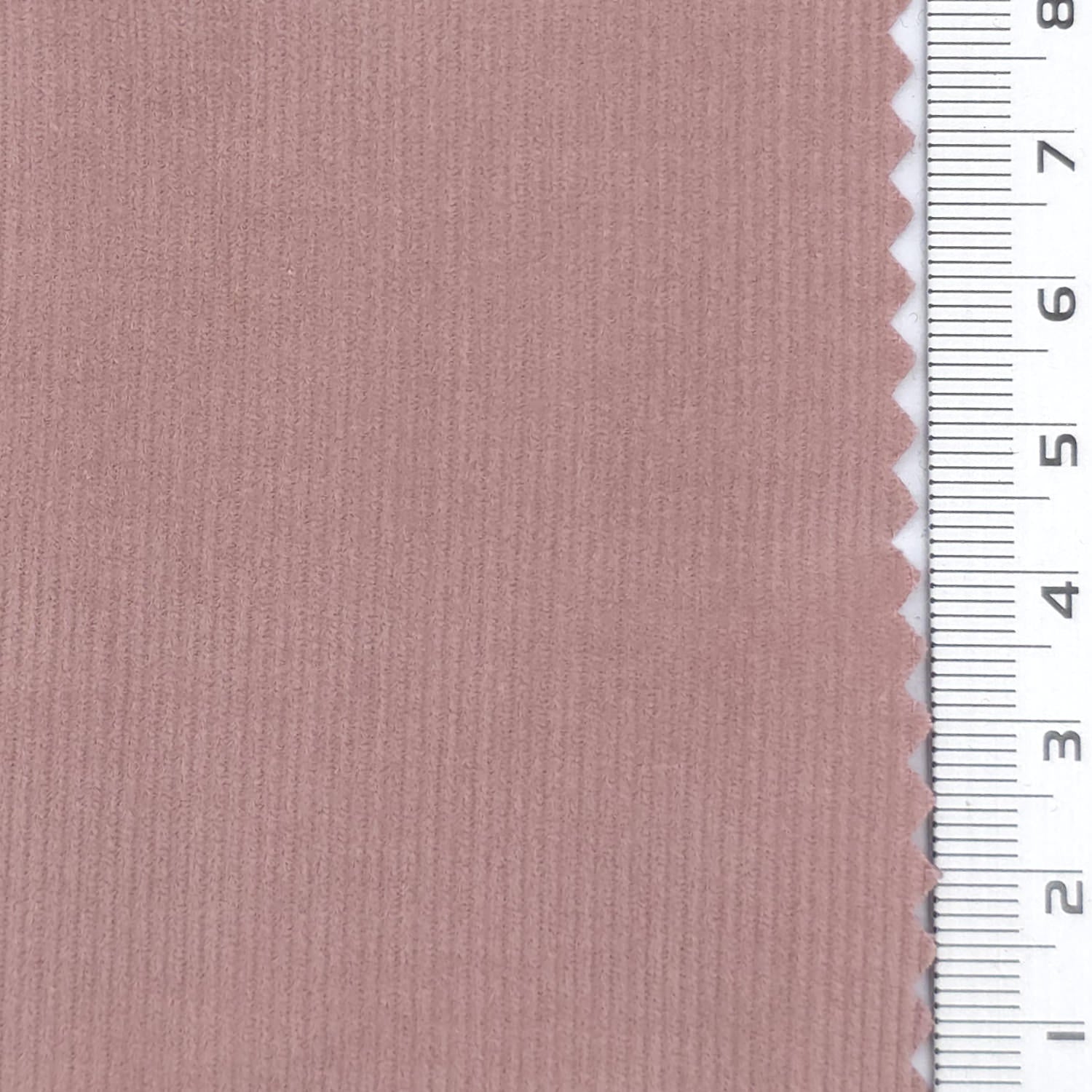 21 Wale Solid Corduroy Cotton Woven Fabric - FAB 1747 - V2-9: Dusty Rose