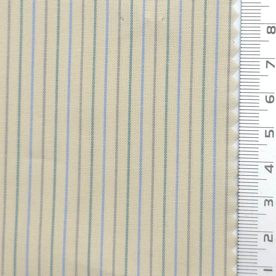 Stripe Cotton Woven Fabric - FAB1966 - Cream