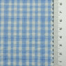 Check Cotton Woven Fabric | FAB1550 | 1.Dawn Pink, 2.Quarter Spanish White, 3.Ottoman, 4.Pale Rose, 5.Tea Green, 6.Primrose, 7.Prim, 8.Periwinkle, 9.Pale Cornflower Blue, 10.Black by Fabricis.com #