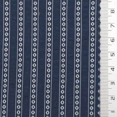 Stripe Jacquard Cotton Polyester Woven Fabric - FAB1820 - 1.Pink-2.Silver-3.Beige-4.Blue-5.Green-6.Royal Blue-7.Gold-8.Brown-9.Navy-10.Black 