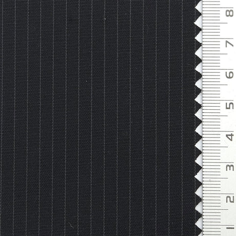 Pin Stripe Plain Polyester Spandex Rayon Woven Fabric - FAB1783 - 1.Light beige-2.Taupe-3.Light gray-4.Charcoal gray-5.Dark Charcoal-6.Navy blue-7.Dark brown-8.Dark Navy-9.Black 